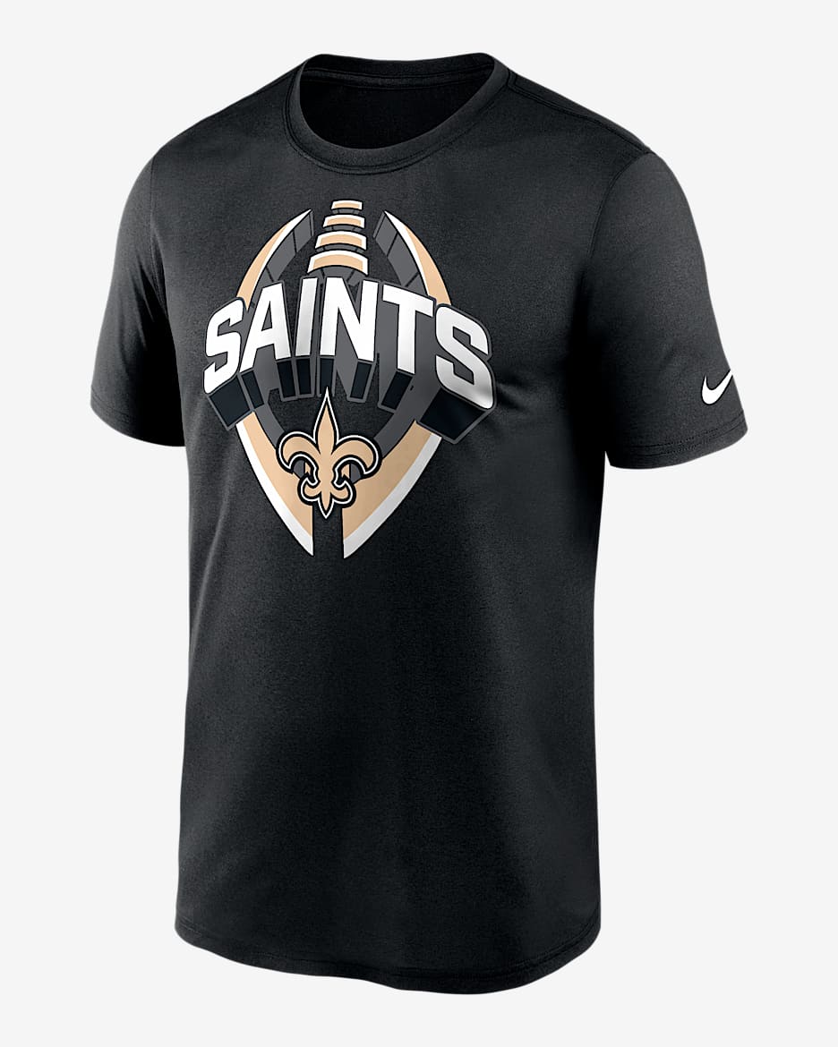 New Orleans Saints Legend Icon Men’s Nike Dri-FIT NFL T-Shirt - Black