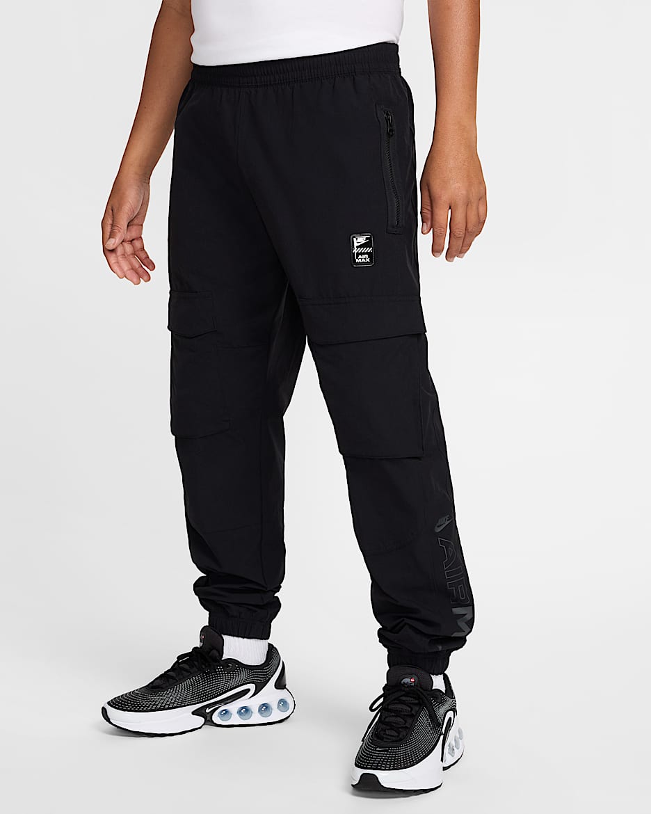 Nike Sportswear Air Max Men's Woven Cargo Trousers - Black/Black/Black