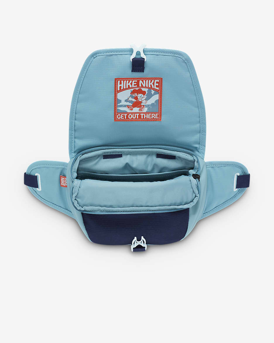 Nike Hike Hip Pack (4L) - Denim Turquoise/Midnight Navy/Vintage Coral