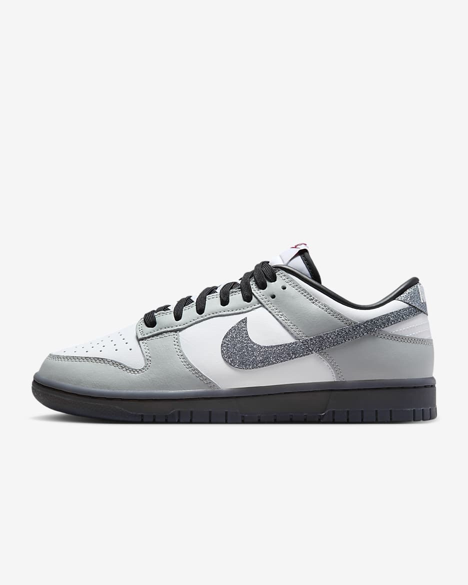 Nike Dunk Low LX Women's Shoes - White/White/Light Smoke Grey/Multi-Color