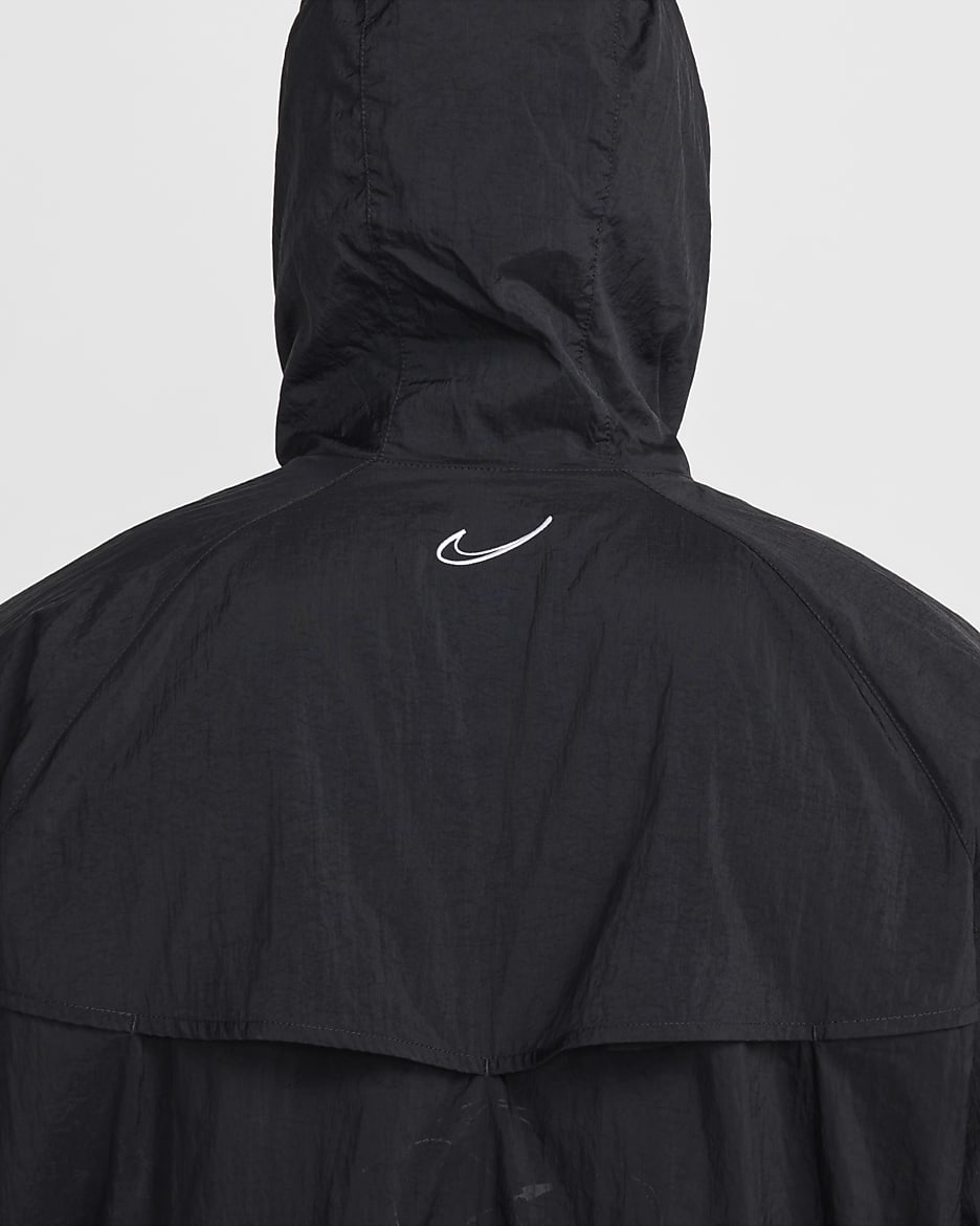 Nike Sportswear Windrunner Astarlı Erkek Breakdans Ceketi - Siyah