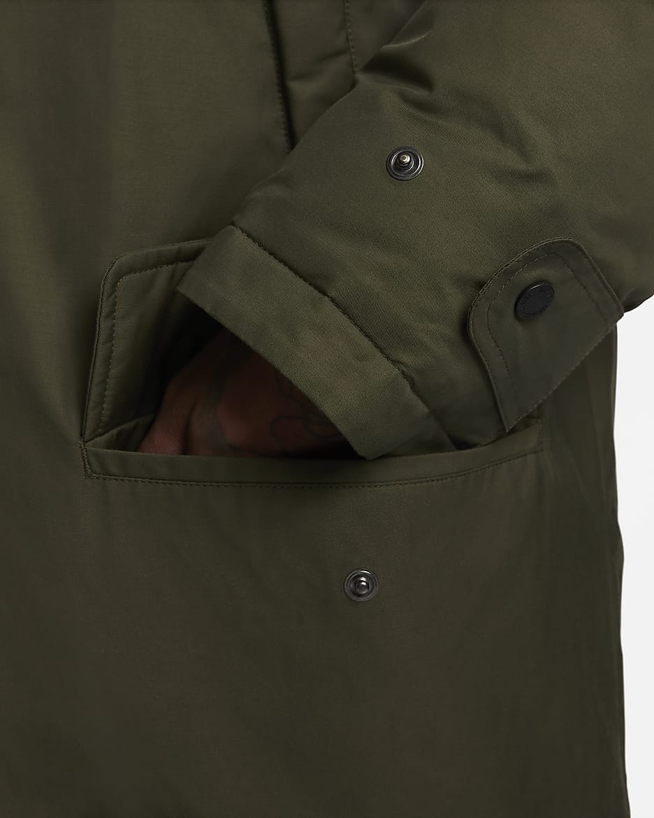 Nike Life Men's Insulated Parka - Cargo Khaki/Cargo Khaki