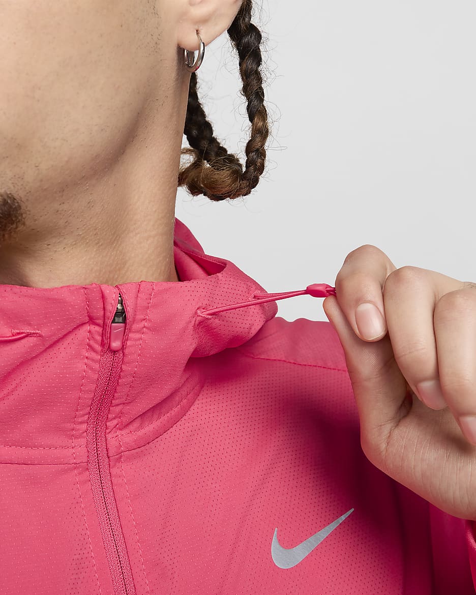 Chamarra de correr Repel para hombre Nike Windrunner - Rosa margarita/Rosa margarita