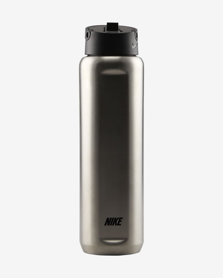 Botella de acero inoxidable con paja (710 ml) Nike Recharge - Acero