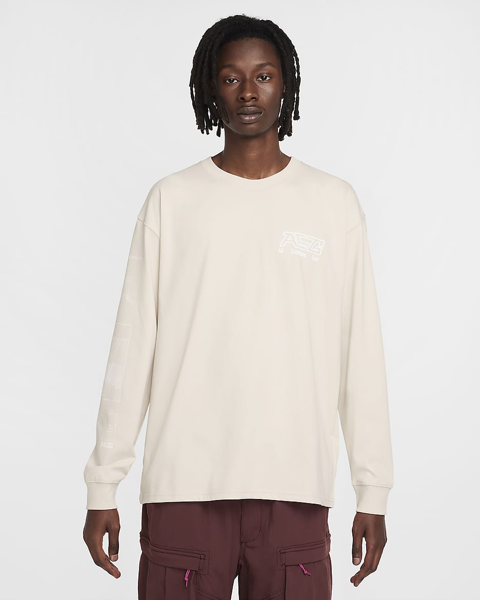Nike ACG Men's Long-Sleeve T-Shirt - Light Orewood Brown