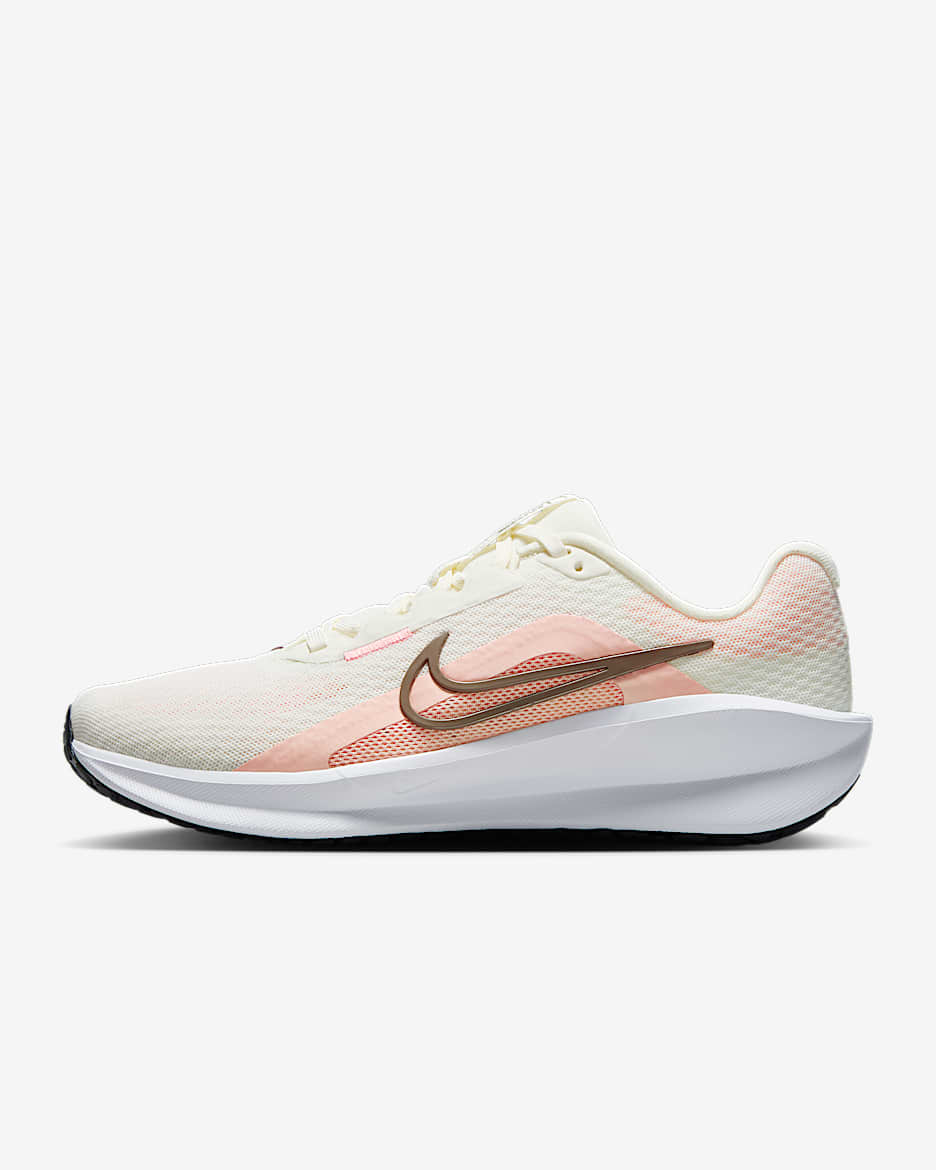 Nike Downshifter 13 Women's Road Running Shoes - Sail/Washed Coral/White/Mink Brown