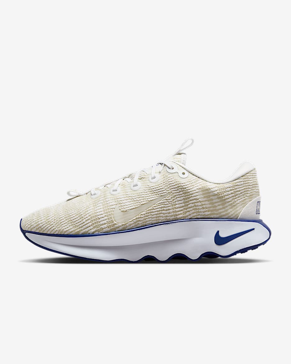 Nike Motiva Men's Walking Shoes - White/Light Khaki/Deep Royal Blue