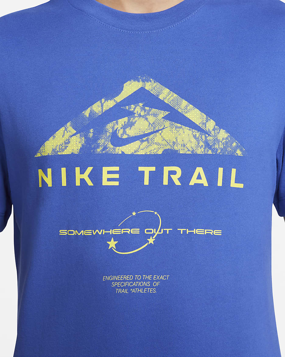 Nike Dri-FIT Trail Men's Trail Running T-Shirt - Game Royal