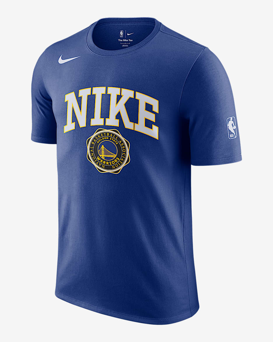 Golden State Warriors Essential Men's Nike NBA T-Shirt - Rush Blue