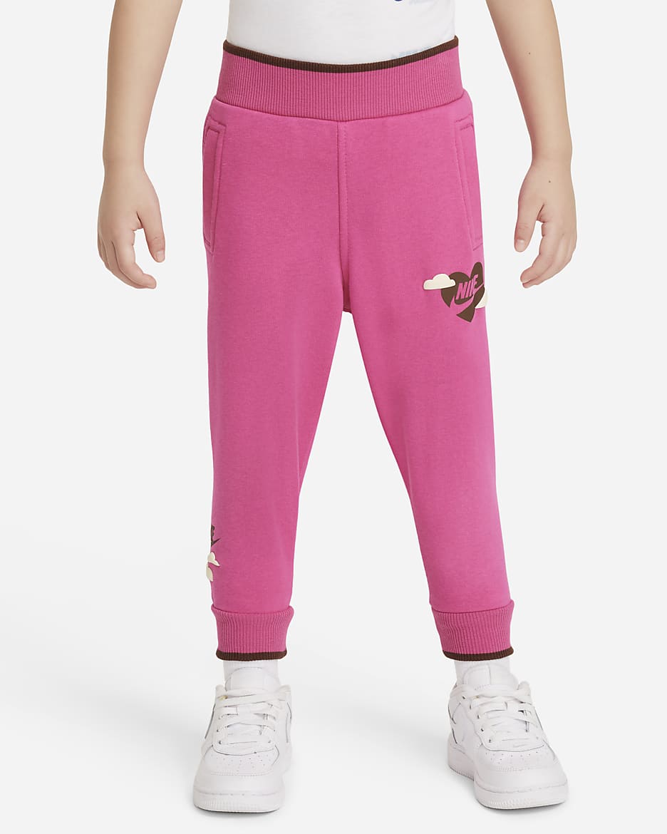 Joggers infantiles Nike Sweet Swoosh - Rosa alquimia