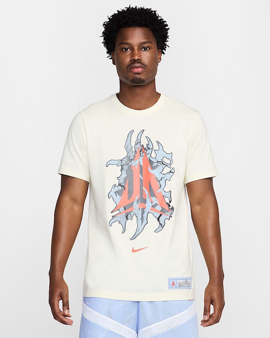 Playera de básquetbol para hombre Ja - Leche de coco