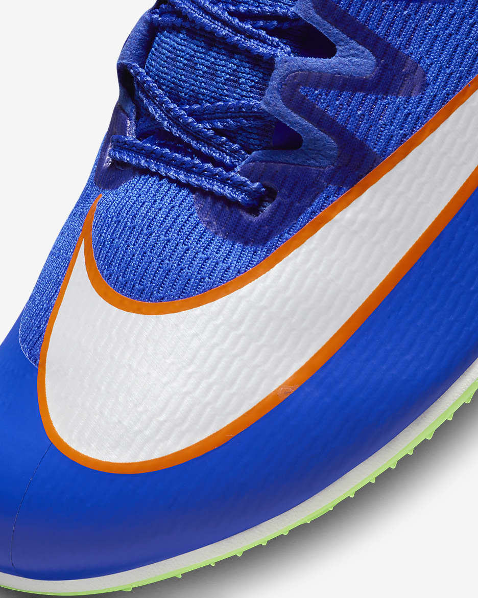 Nike Rival Sprint Track & Field Sprinting Spikes - Racer Blue/Lime Blast/Safety Orange/White