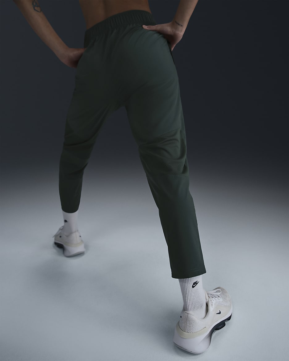 Nike Dri-FIT Fast Women's Mid-Rise 7/8 Running Pants - Vintage Green