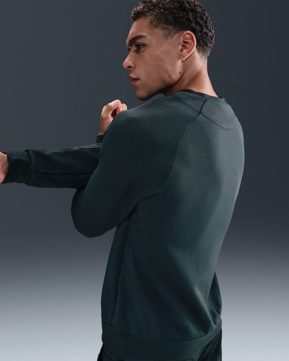 Nike Primary Fleece Men's Dri-FIT UV Performance Crew - Seaweed/Seaweed