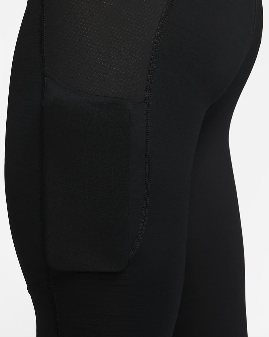 Nike Pro Warm-tights til mænd - sort/hvid