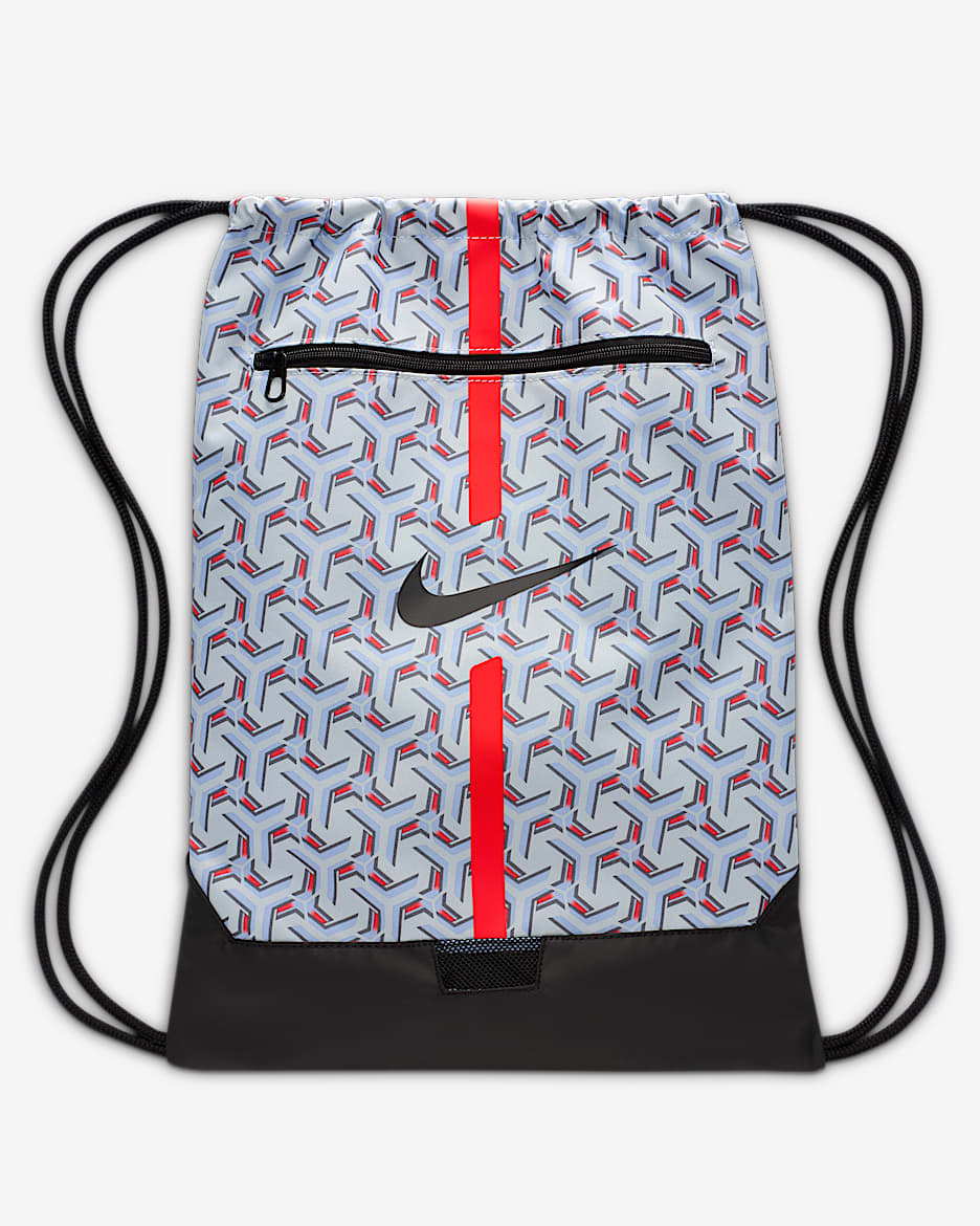 Nike Academy Football Gymsack (18L) - Royal Tint/Bright Crimson/Black