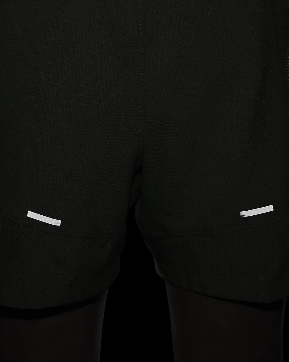 Shorts de entrenamiento Dri-FIT para niño talla grande Nike Multi Tech EasyOn - Verde aceite/Negro