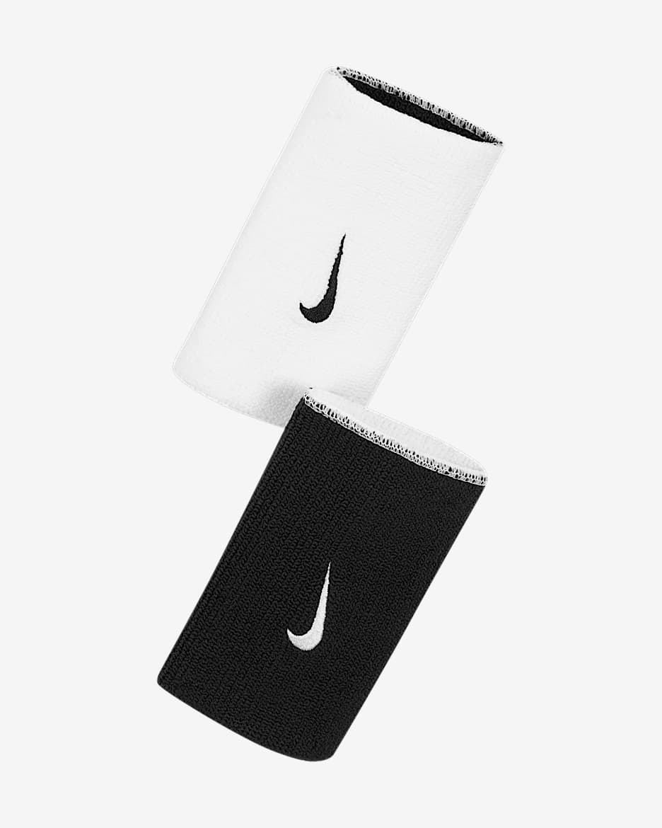 Nike Dri-FIT Double-Wide Reversible Wristbands (2-Pack) - Multi-Color