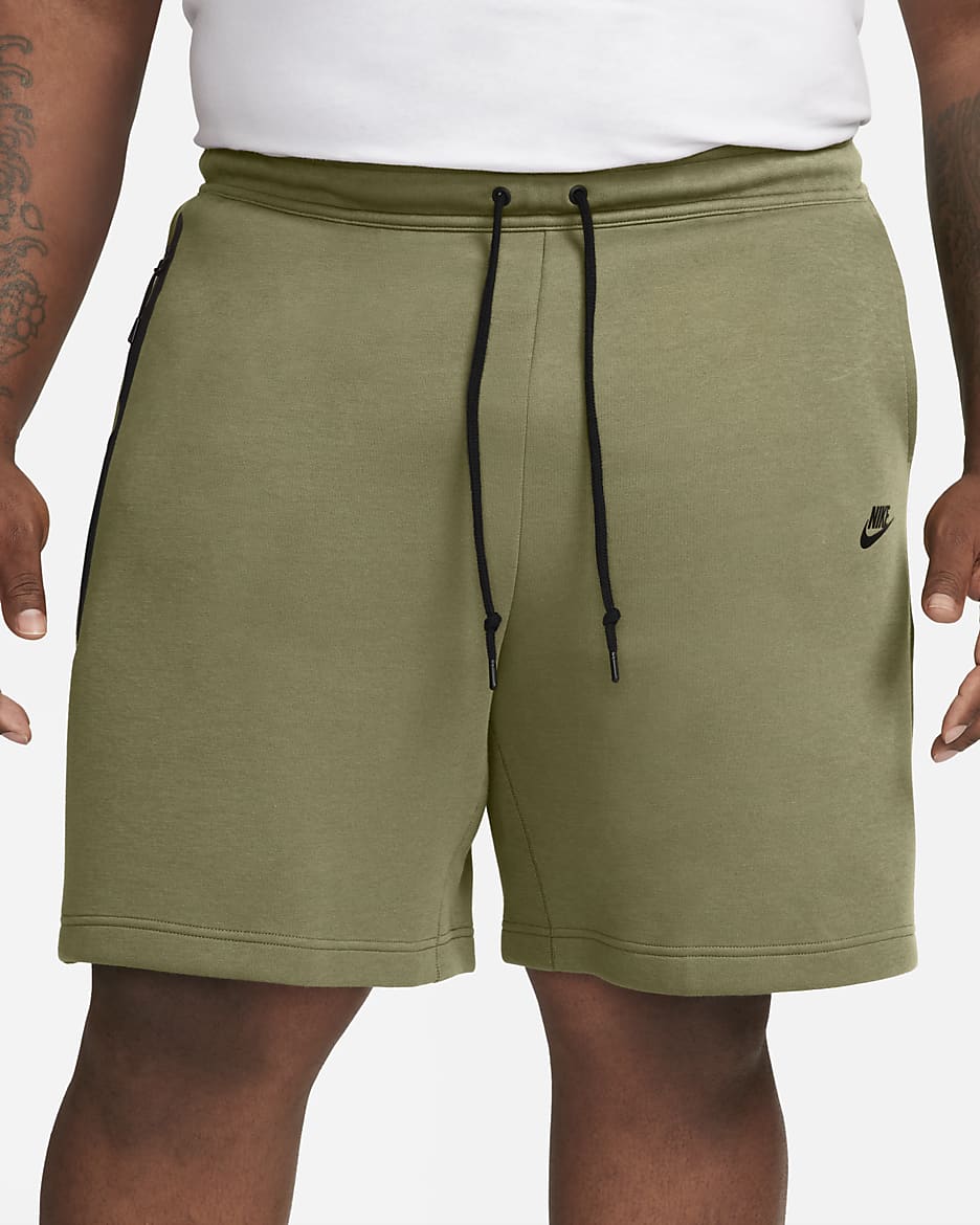 mens tech fleece shorts
