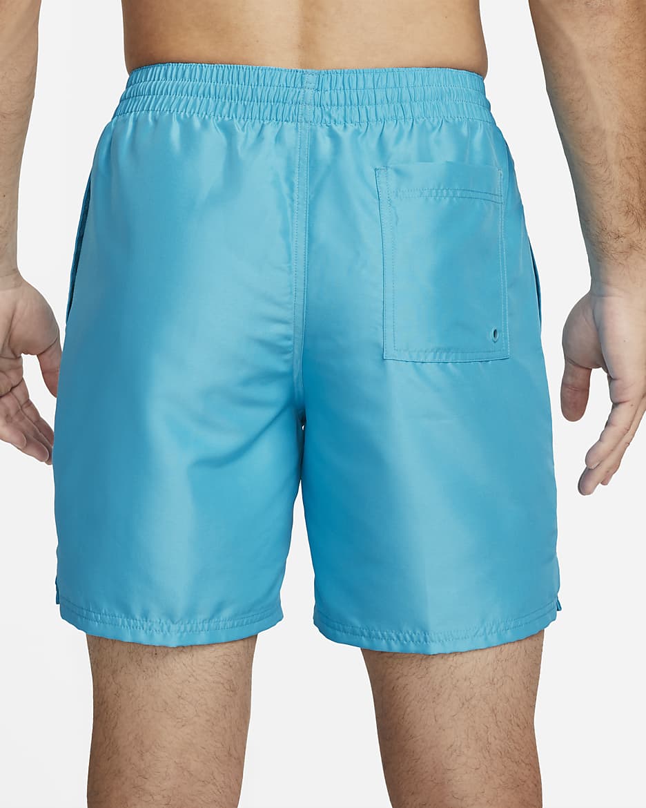 Traje de baño tipo short de voleibol de 18 cm para hombre Nike Essential - Azul relámpago