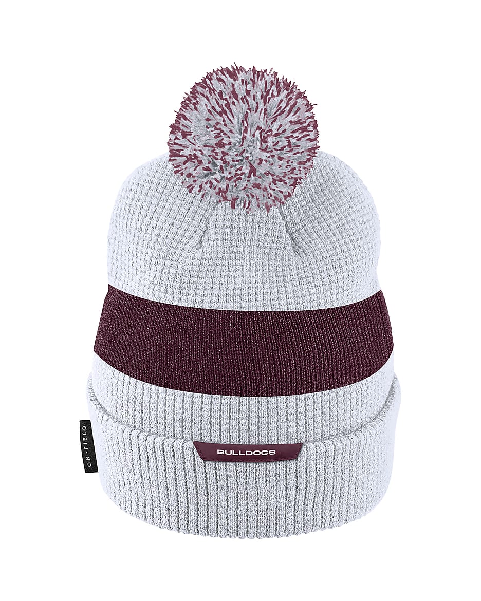 Alabama A&M Nike College Pom Beanie - Dark Maroon