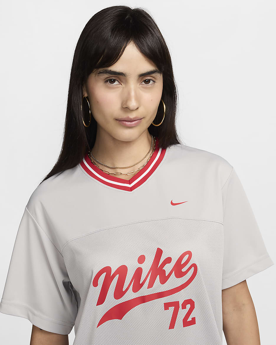 Nike Sportswear Women's American Football Jersey - Light Iron Ore/Light Iron Ore