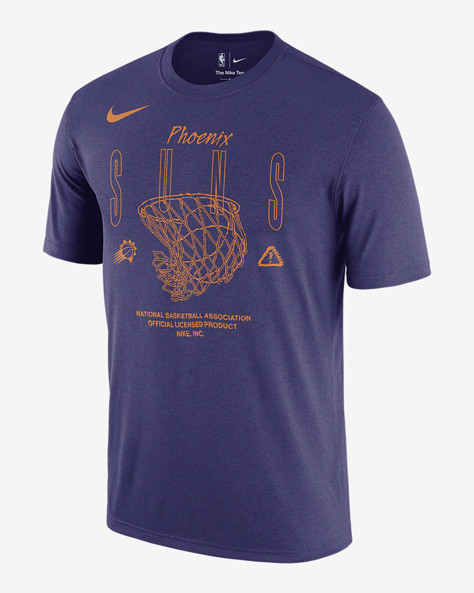 Phoenix Suns Courtside Max90 Men's Nike NBA T-Shirt - New Orchid