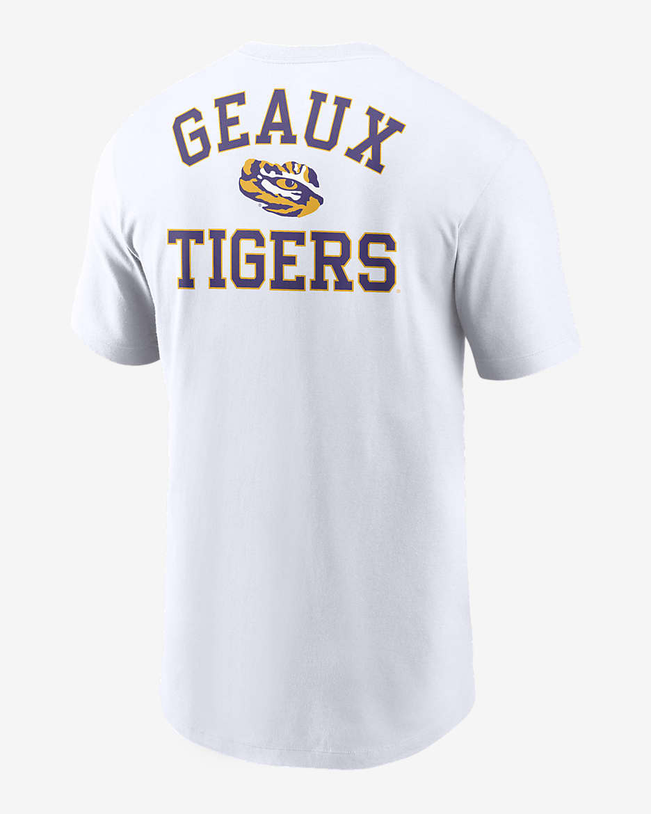 LSU Tigers Blitz Men's Nike College T-Shirt - White