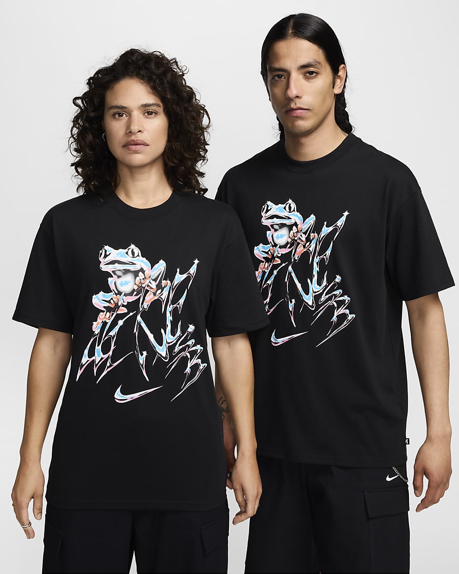 Nike SB M90 Kaykay Tişörtü - Siyah