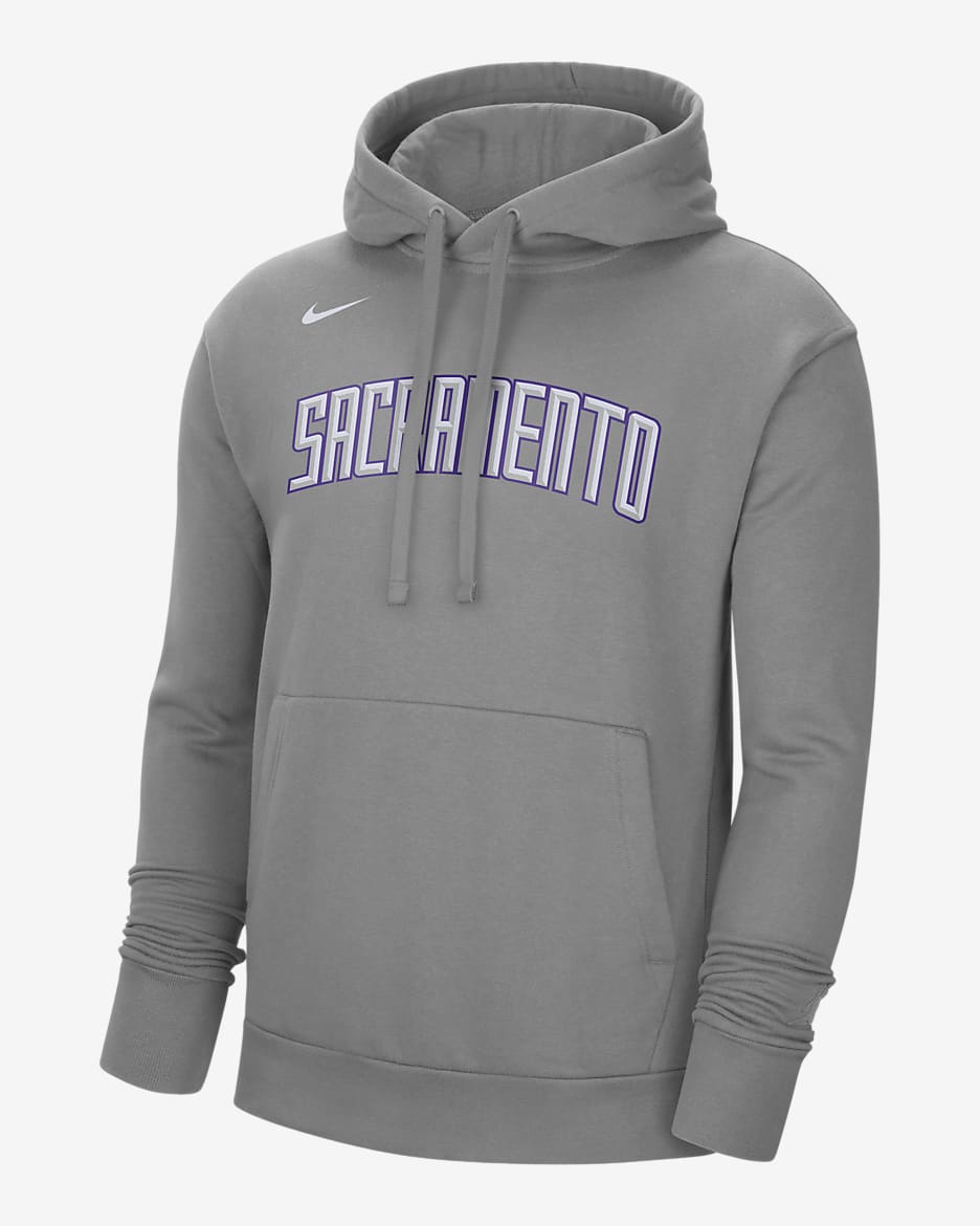Sacramento Kings City Edition Men's Nike NBA Fleece Pullover Hoodie - Dark Steel Grey