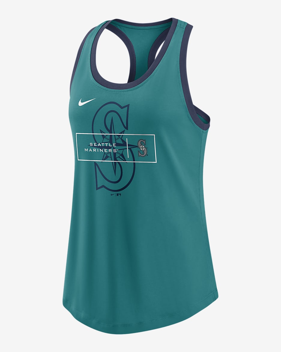 Nike Dri-FIT All Day (MLB Seattle Mariners) Women's Racerback Tank Top - Teal