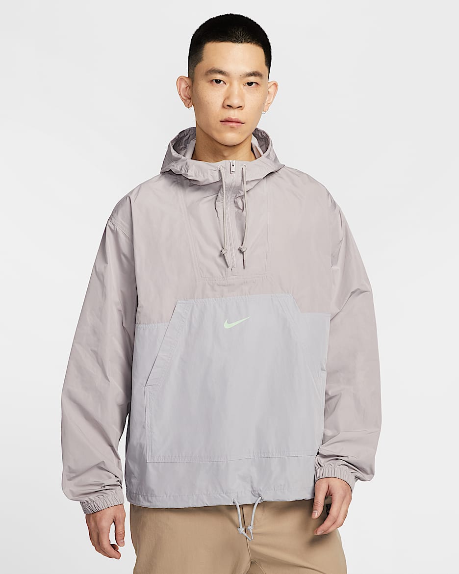 Nike Club Men's Jacket - College Grey/Light Smoke Grey/Cucumber Calm