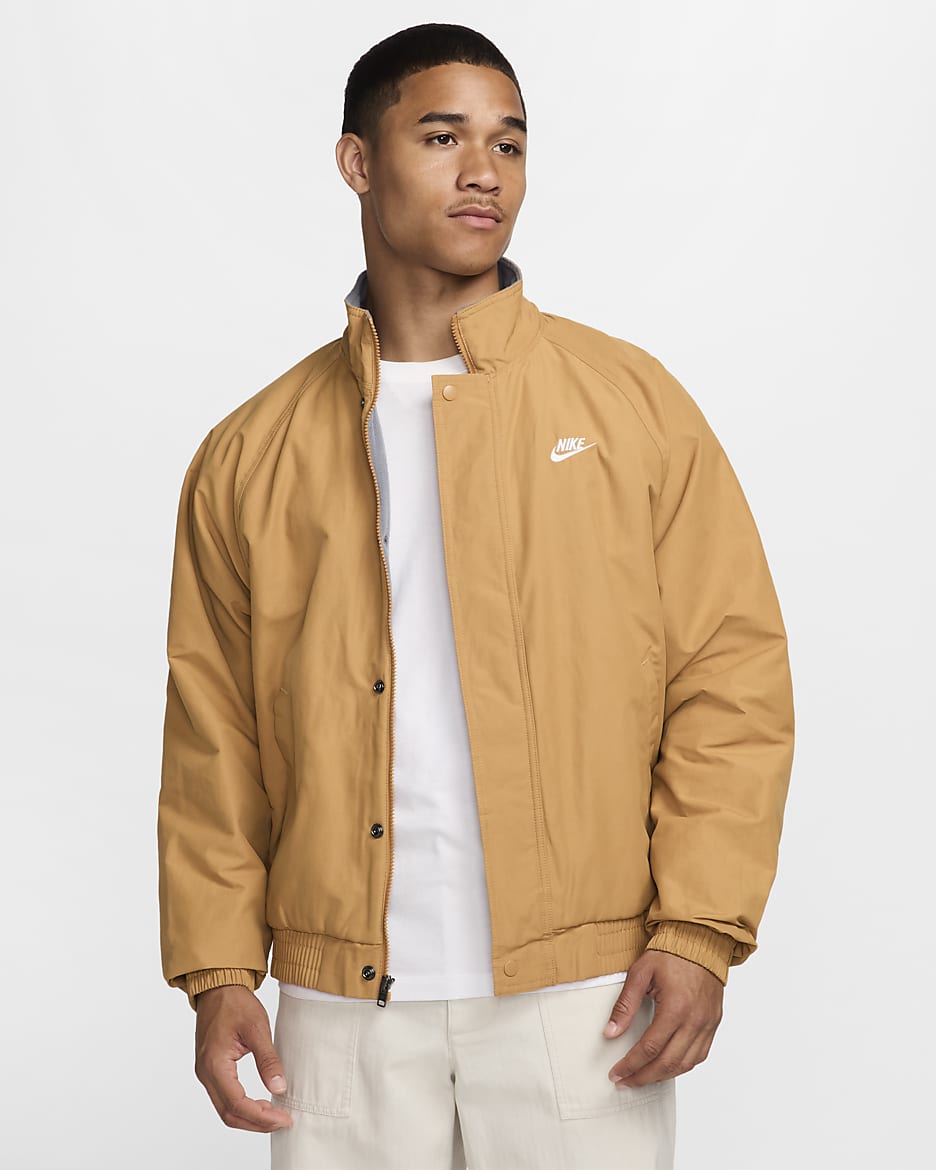 Nike Club Futura Men's Jacket - Flax/White