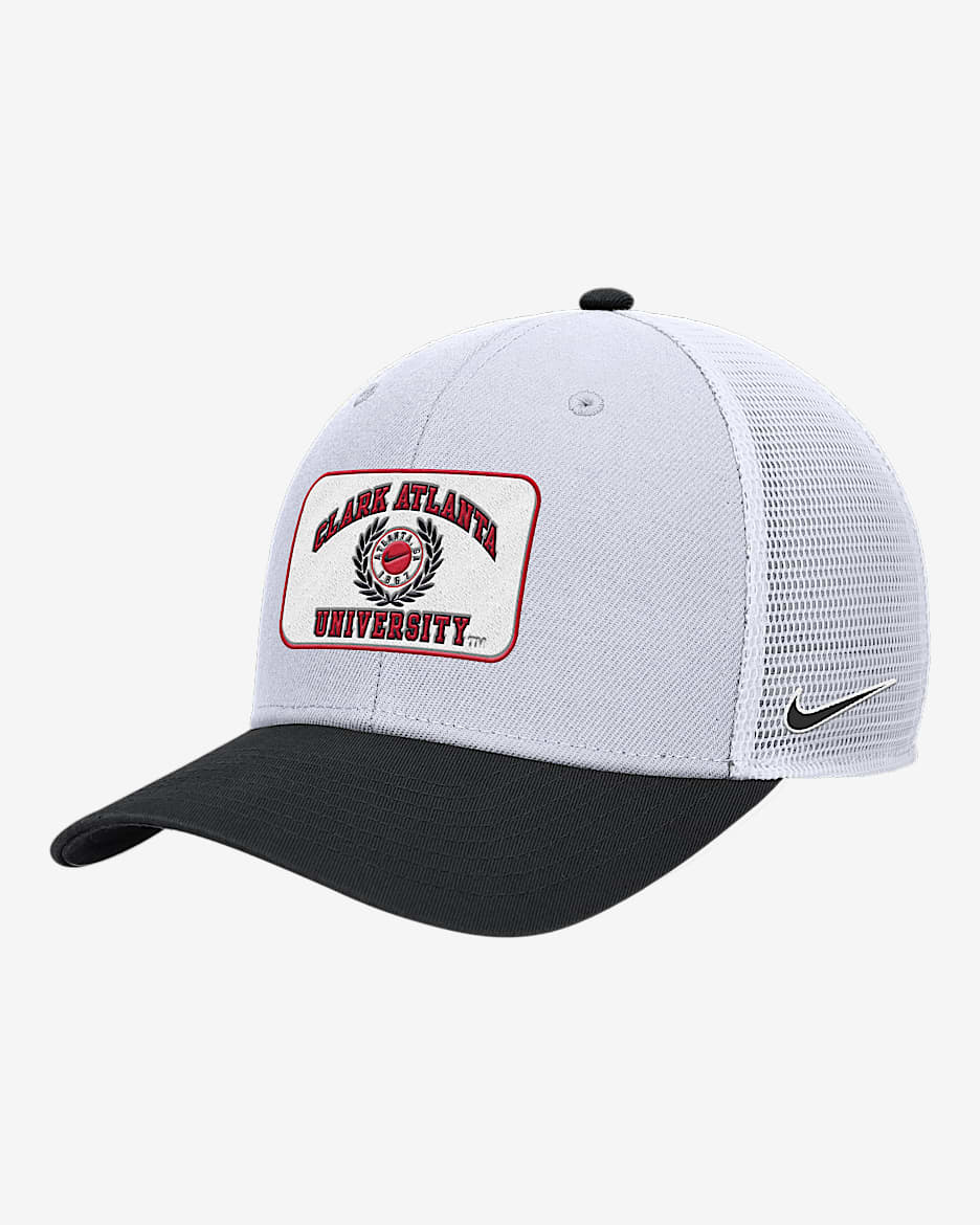 Clark Atlanta Rise Nike College Trucker Cap - White