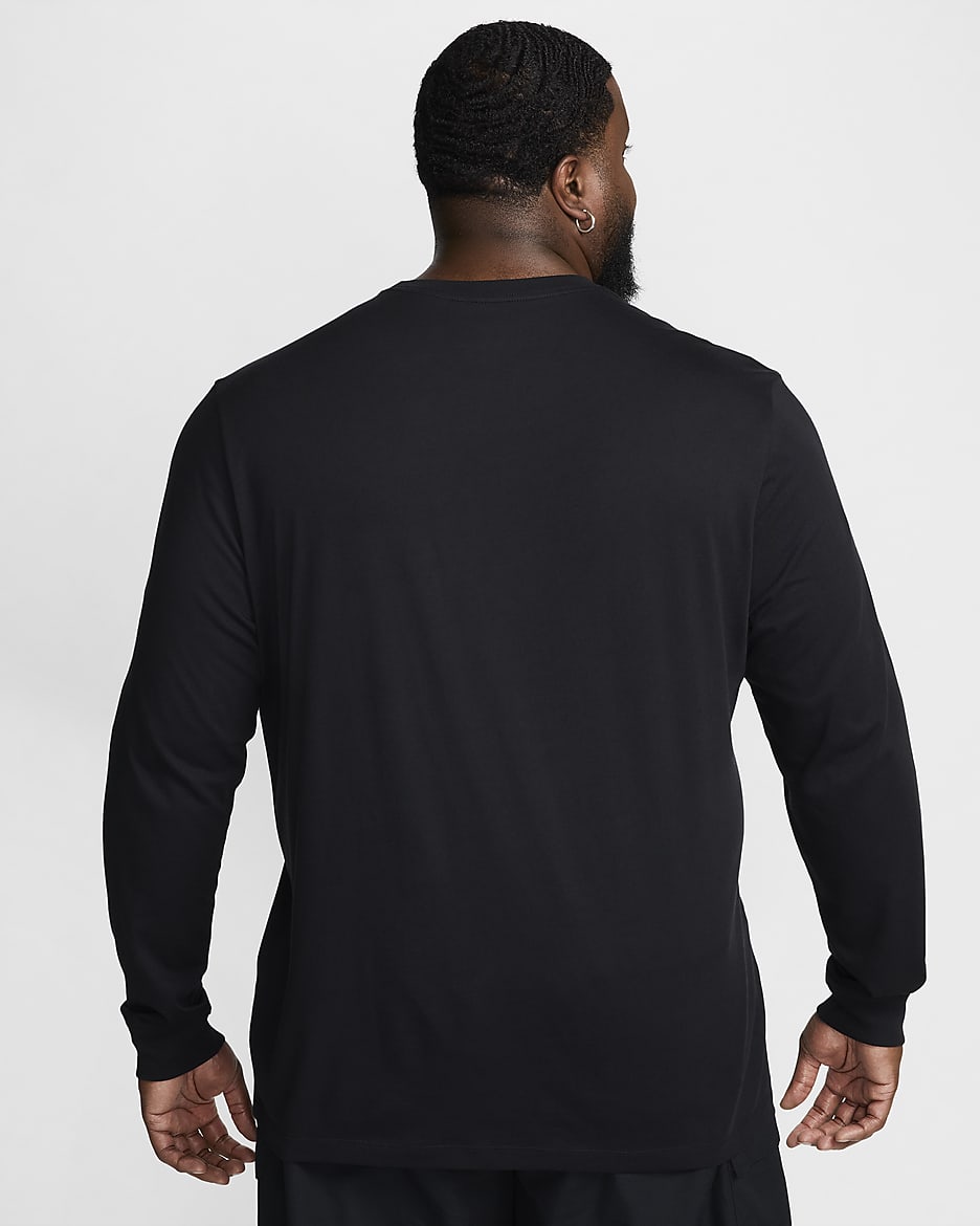 Nike Sportswear Men's Long-Sleeve T-Shirt - Black