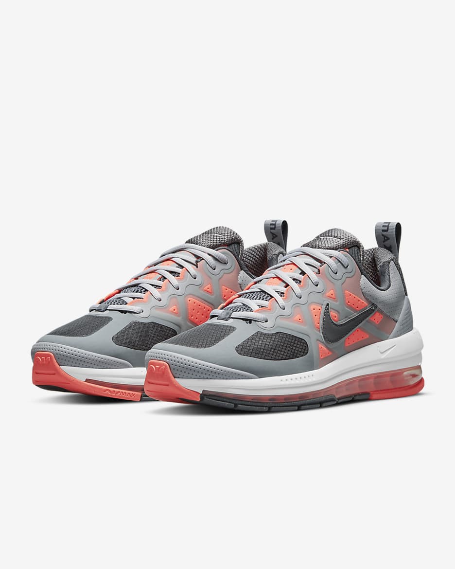 Nike Air Max Genome Men's Shoes - Light Smoke Grey/Bright Mango/Summit White/Iron Grey