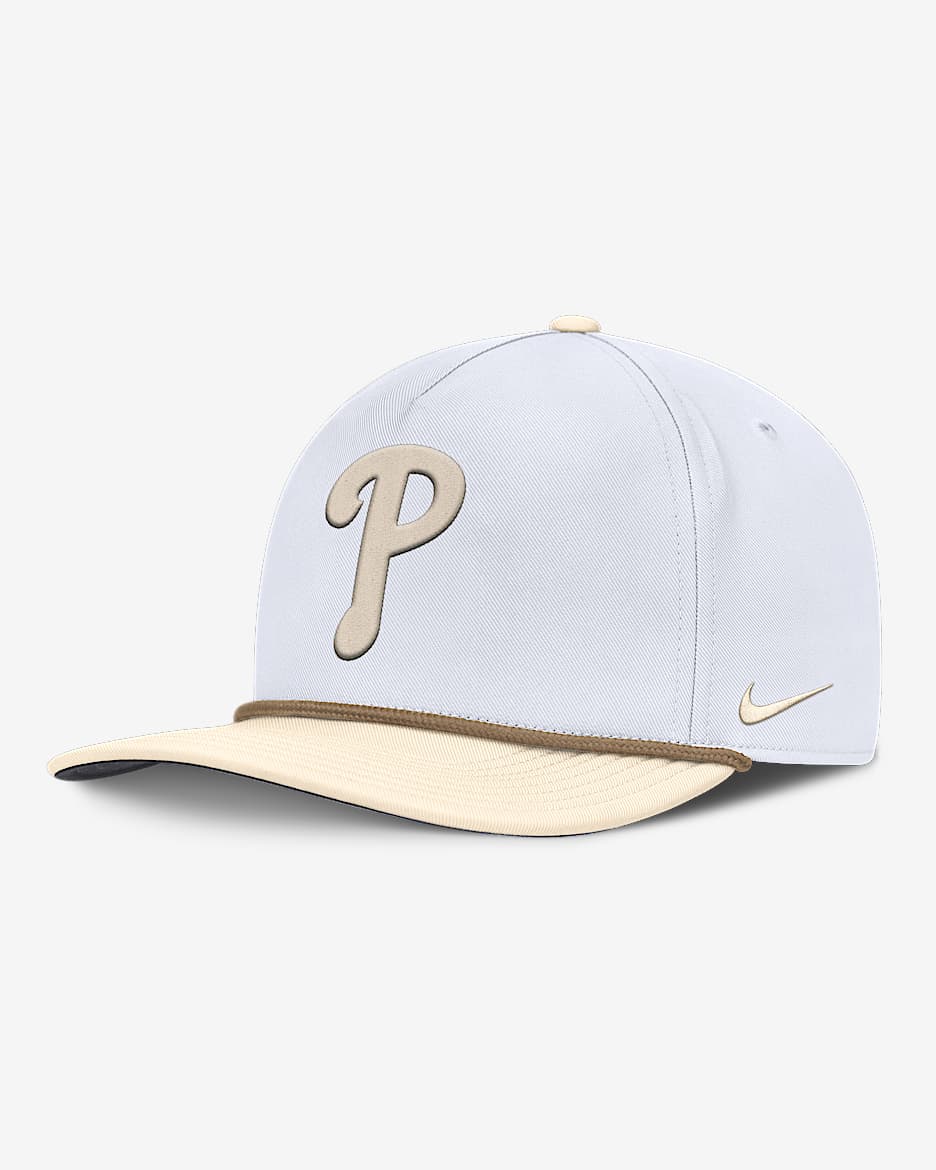 Philadelphia Phillies Pro Men’s Nike AeroBill MLB Adjustable Hat - White