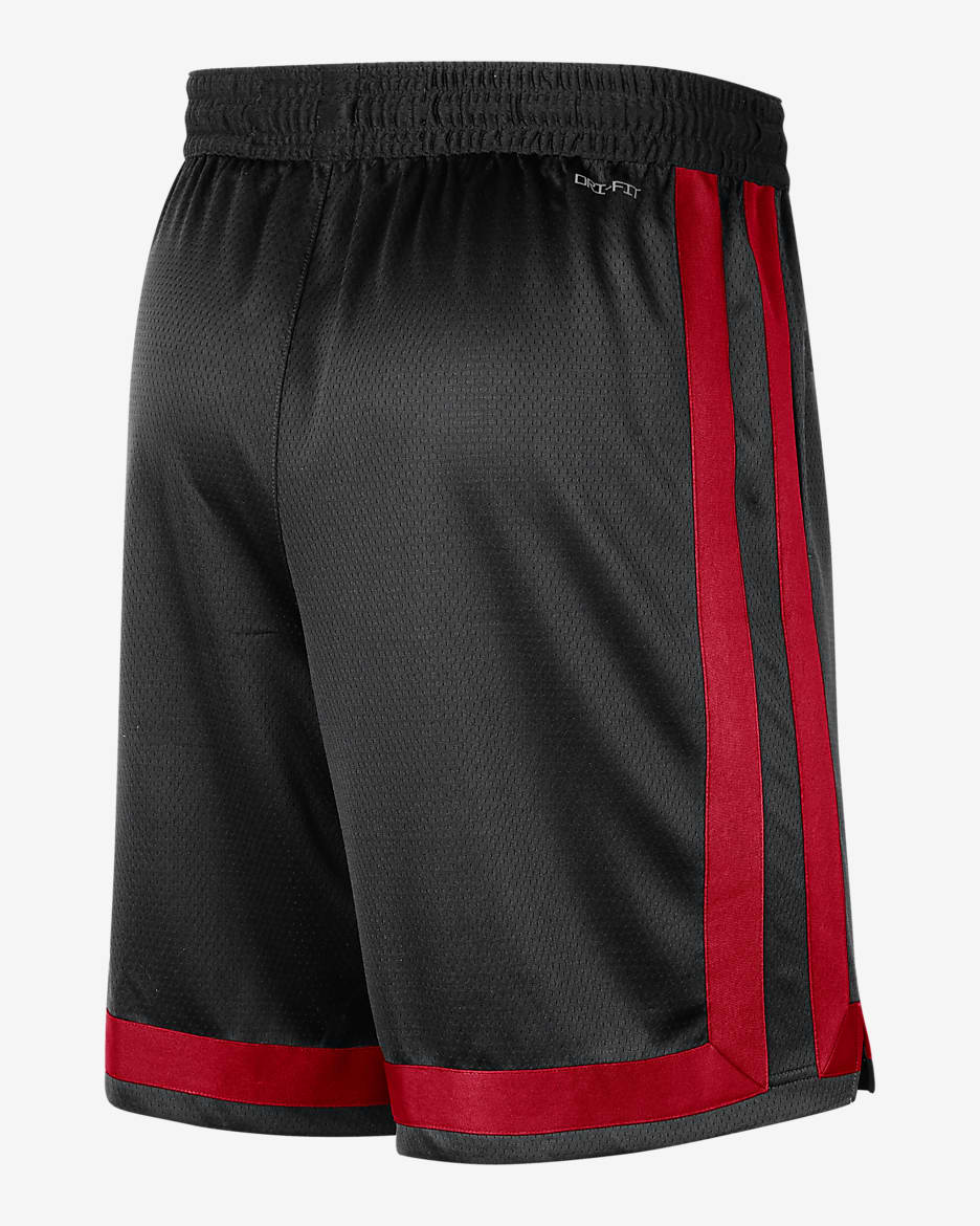 Chicago Bulls 2023/24 City Edition Pantalons curts Nike Dri-FIT NBA Swingman - Home - Negre/University Red/University Red