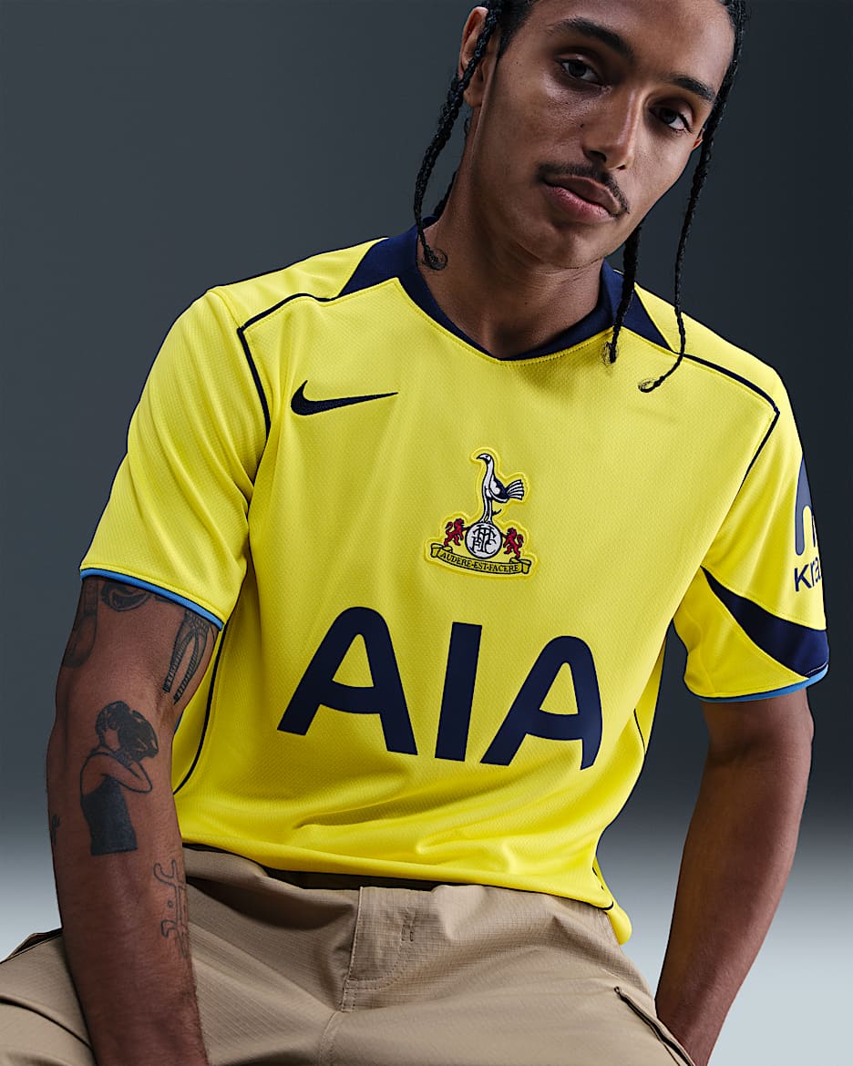 Tottenham Hotspur 2025/26 Stadium Third Men's Nike Dri-FIT Total 90 Football Replica Shirt