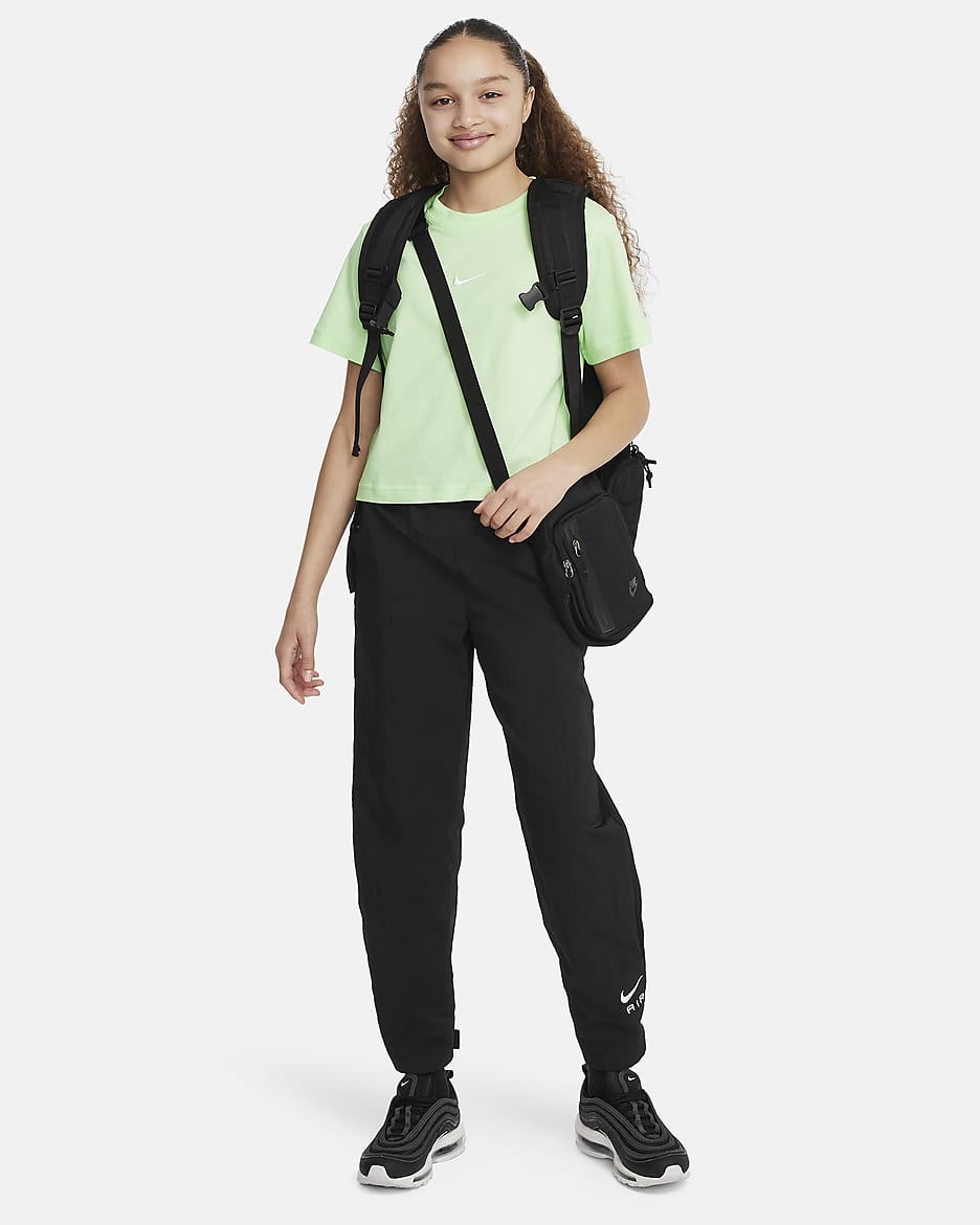 Nike Sportswear T-Shirt für ältere Kinder (Mädchen) - Vapor Green/Weiß
