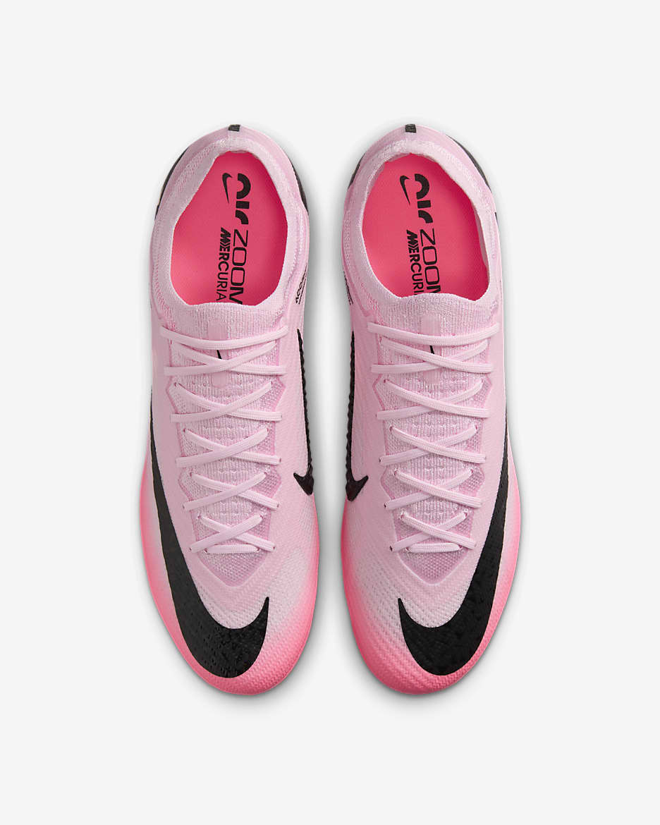 Nike Mercurial Vapor 15 Elite AG-Pro Low-Top Soccer Cleats - Pink Foam/Black