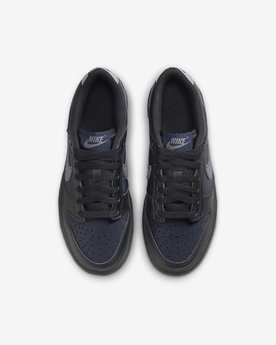 Buty dla dużych dzieci Nike Dunk Low - Czerń/Dark Obsidian/Smoke Grey