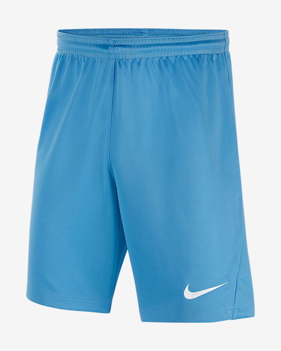 Nike Dri-FIT Park 3 Big Kids' Soccer Shorts - University Blue/White