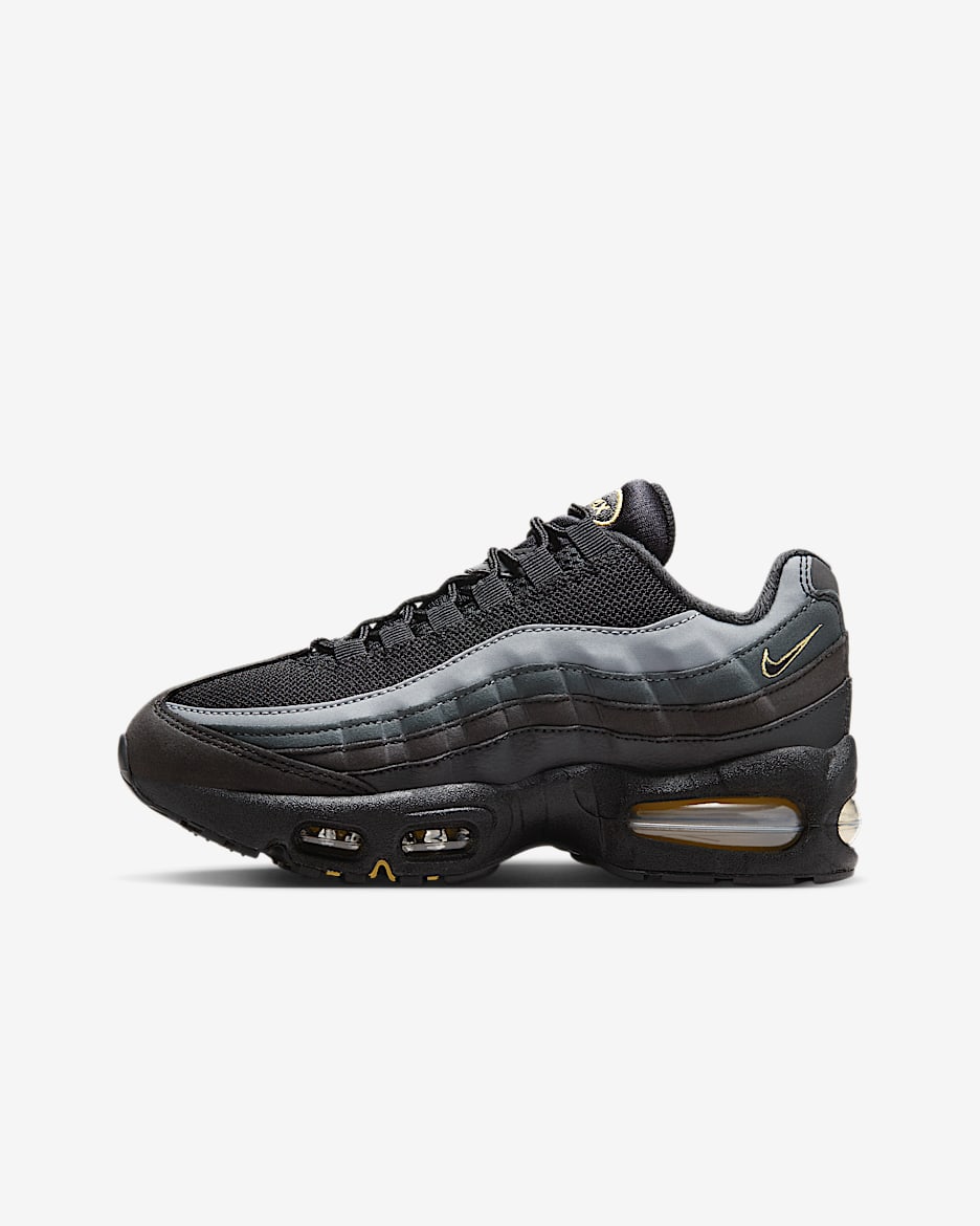 Nike Air Max 95 Kinderschoenen - Zwart/Buff Gold/Anthracite/Zwart