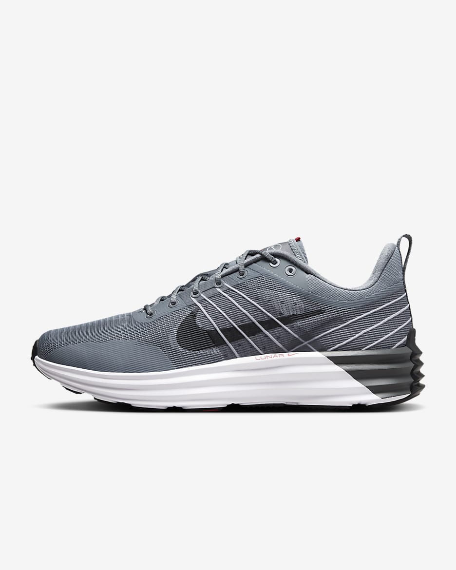 Nike Lunar Roam-sko til mænd - Cool Grey/Wolf Grey/University Red/Anthracite