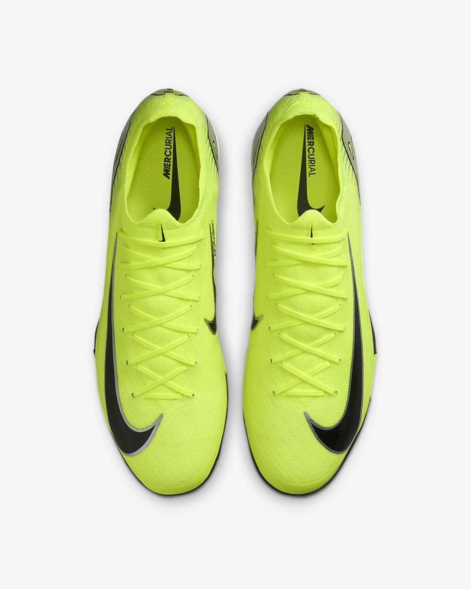 Nike Mercurial Vapor 16 Pro TF Low-Top Football Shoes - Volt/Black