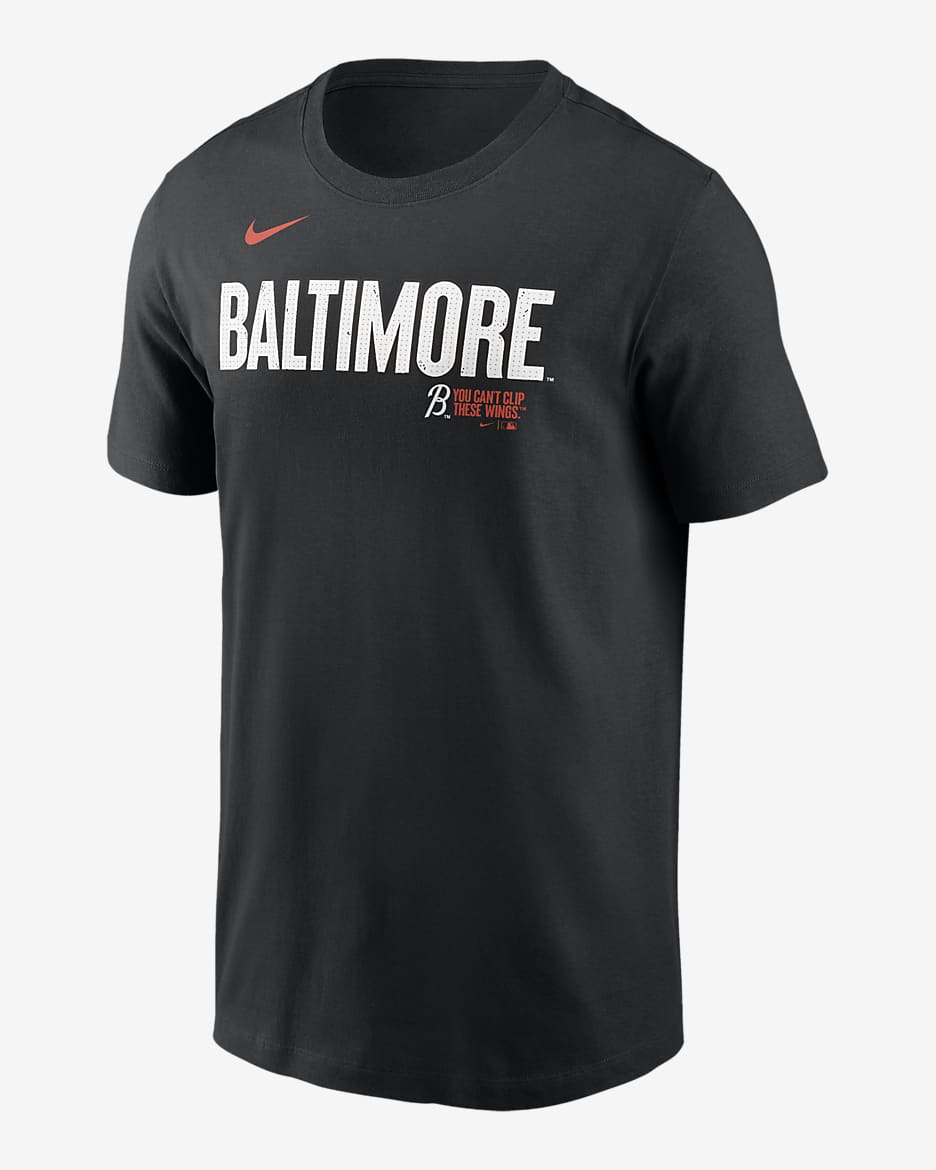 Baltimore Orioles City Connect Wordmark Men's Nike MLB T-Shirt - Black