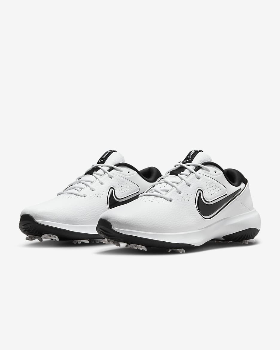 Nike Victory Pro 3 Men's Golf Shoes (Wide) - White/Black