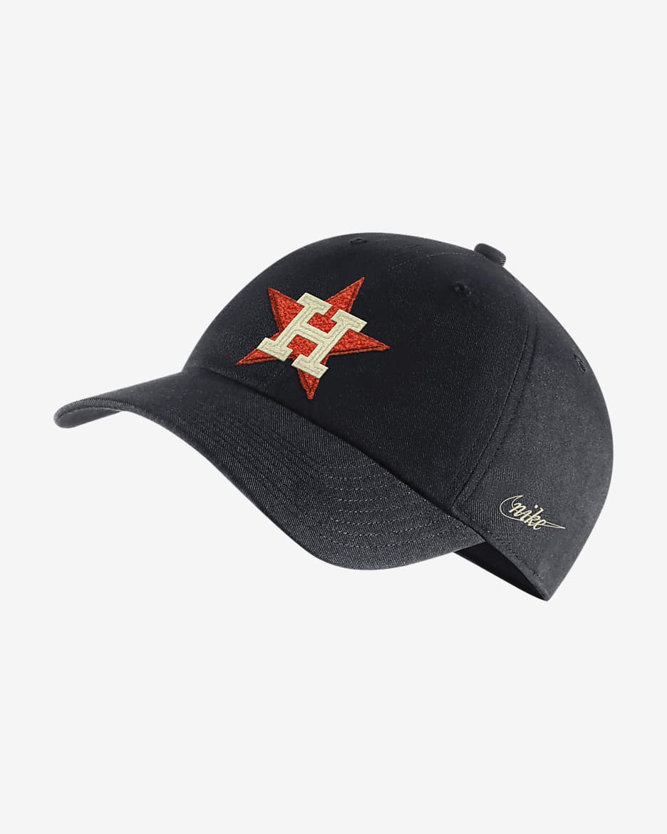 Nike Heritage86 (MLB Houston Astros) Chenille Hat - Pitch Blue