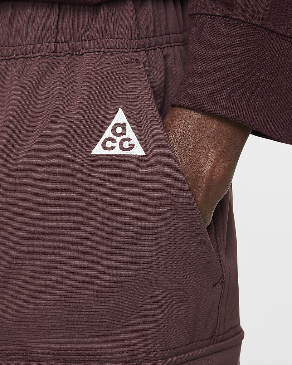 Pantaloni cargo Nike ACG "Smith Summit" - Uomo - Burgundy Crush/Nero/Laser Fuchsia/Summit White